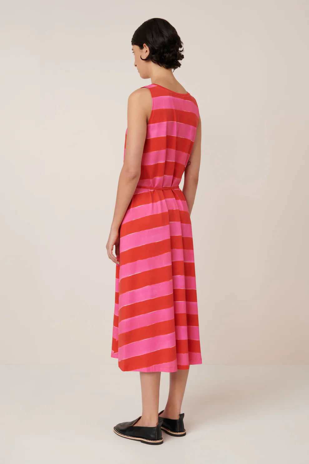 Kowtow Tank Swing Dress - Painted Stripe