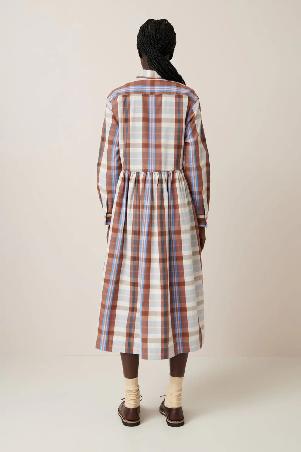 Kowtow Lee Dress - Terra Check