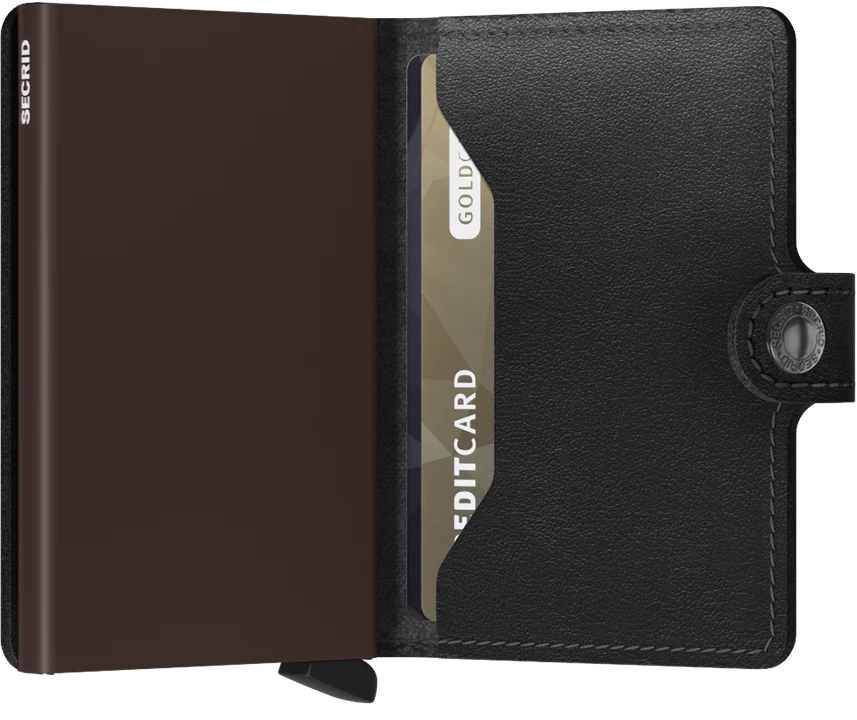 Secrid Miniwallet - Original Black-Brown