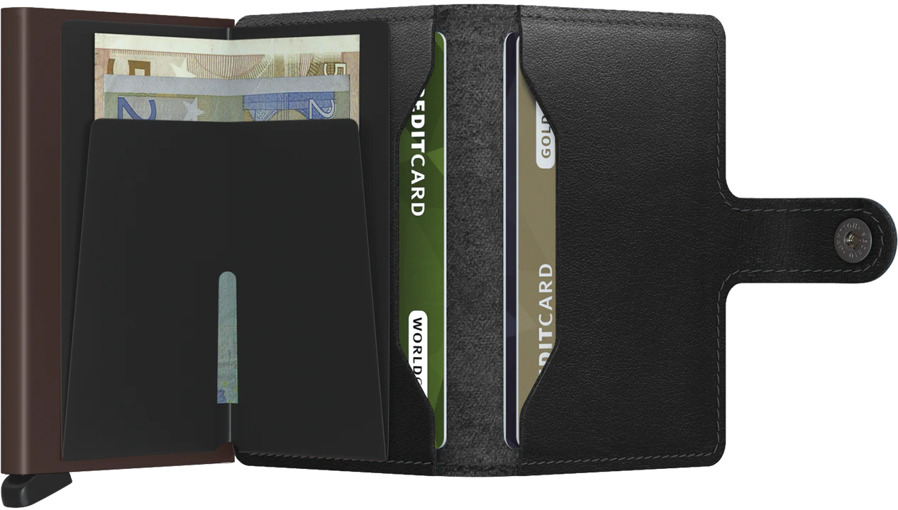 Secrid Miniwallet - Original Black-Brown