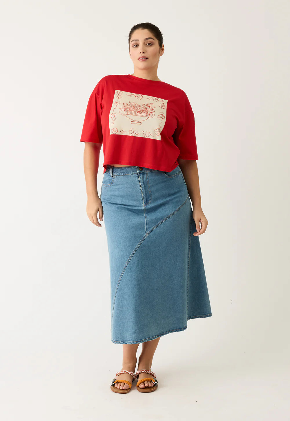 Nancybird Aurora Skirt - Denim