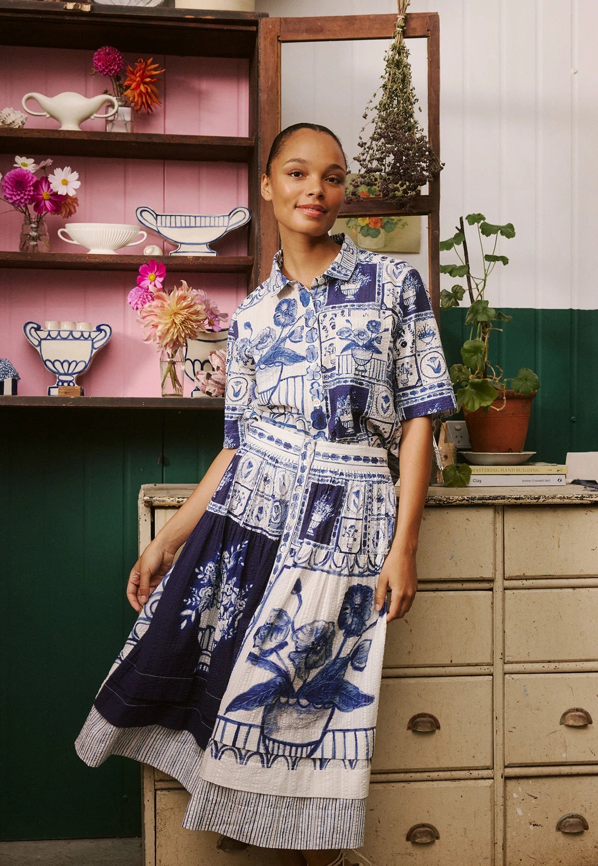 Nancybird Coco Pintuck Skirt - Lyon