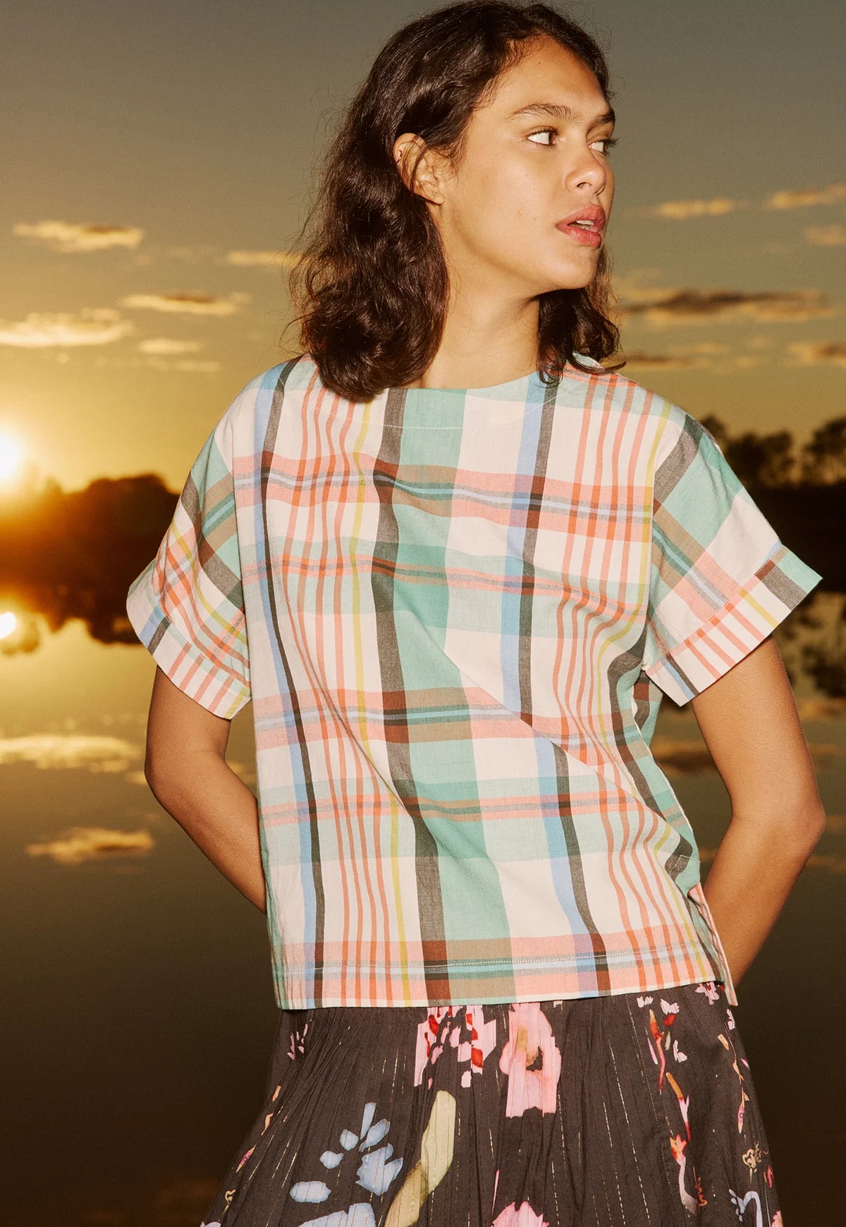 Nancybird Dolman Top - Summer Check