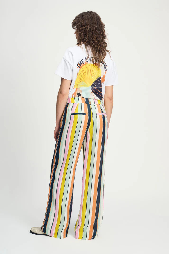 POM Amsterdam Linen Pants - Paradise Stripes