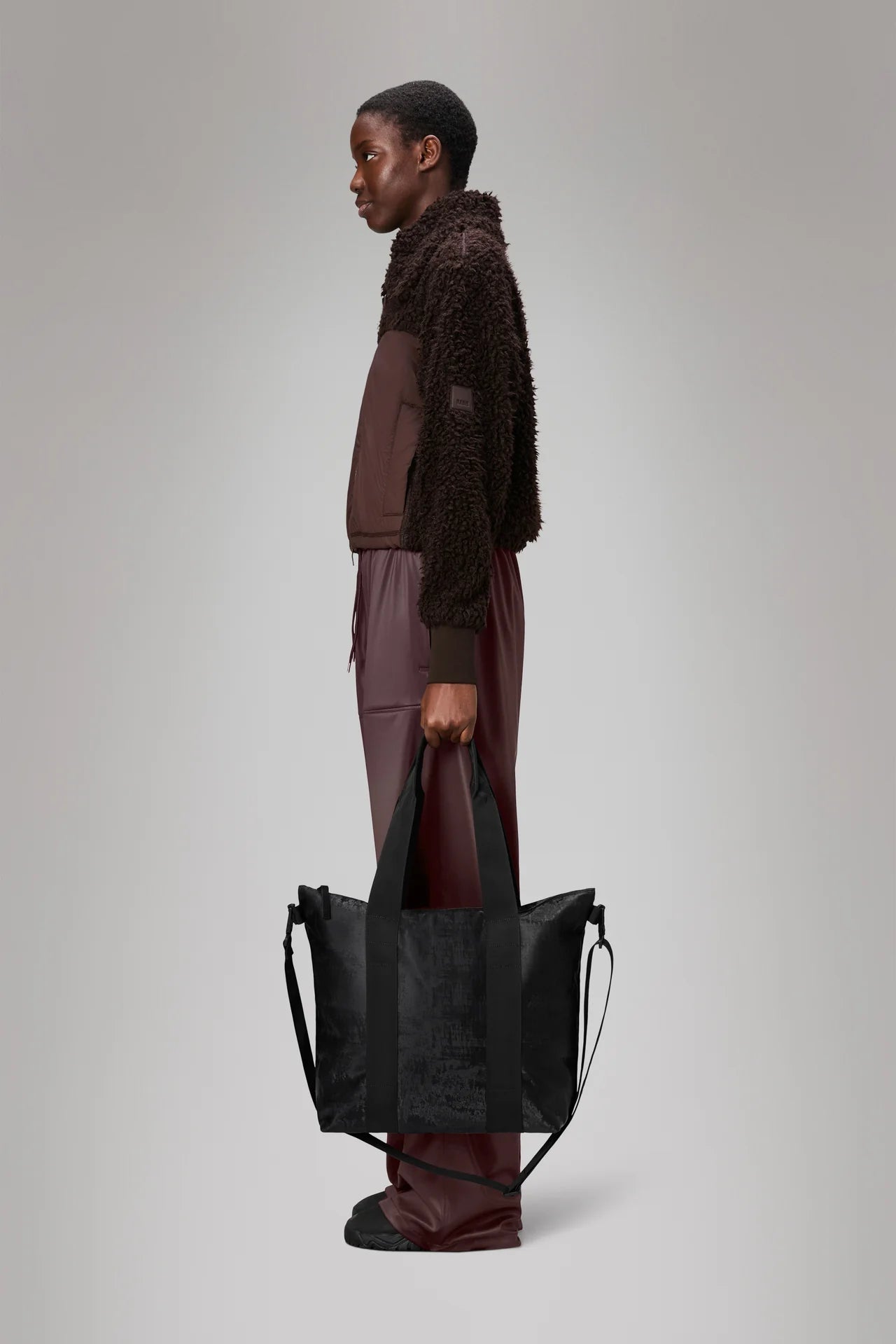 Rains Tote Bag Mini 14160 - Black