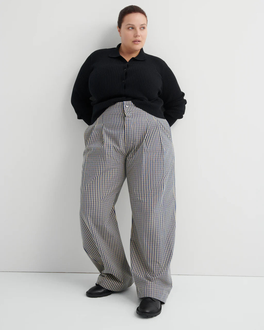 Kowtow Sculpt Pant - Landscape Check