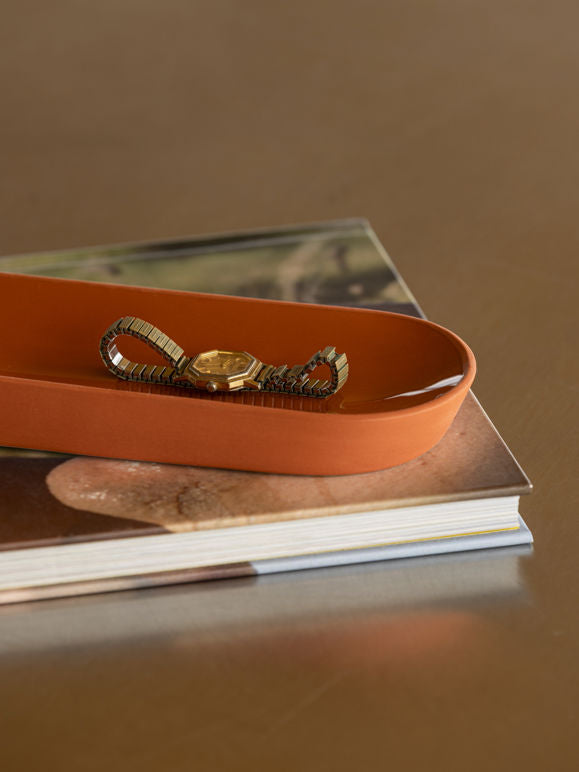 Citta Oblique Tray Medium - Brick