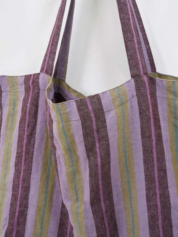 Citta Biarritz Striped Market Bag - Multi