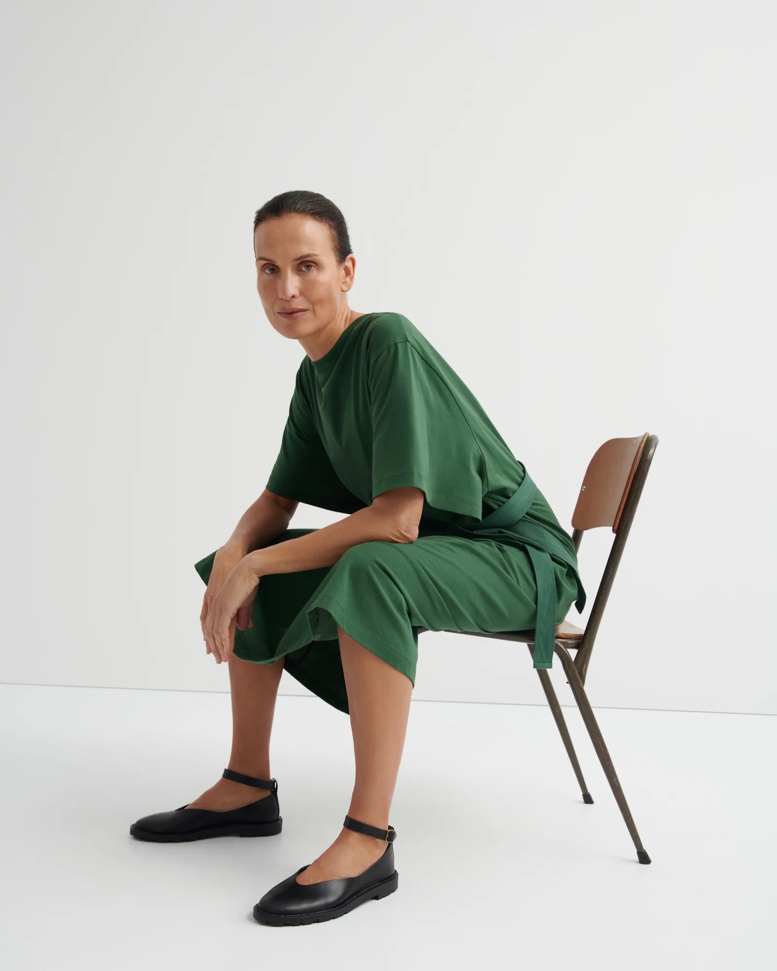 Kowtow Shadow Dress - Forest