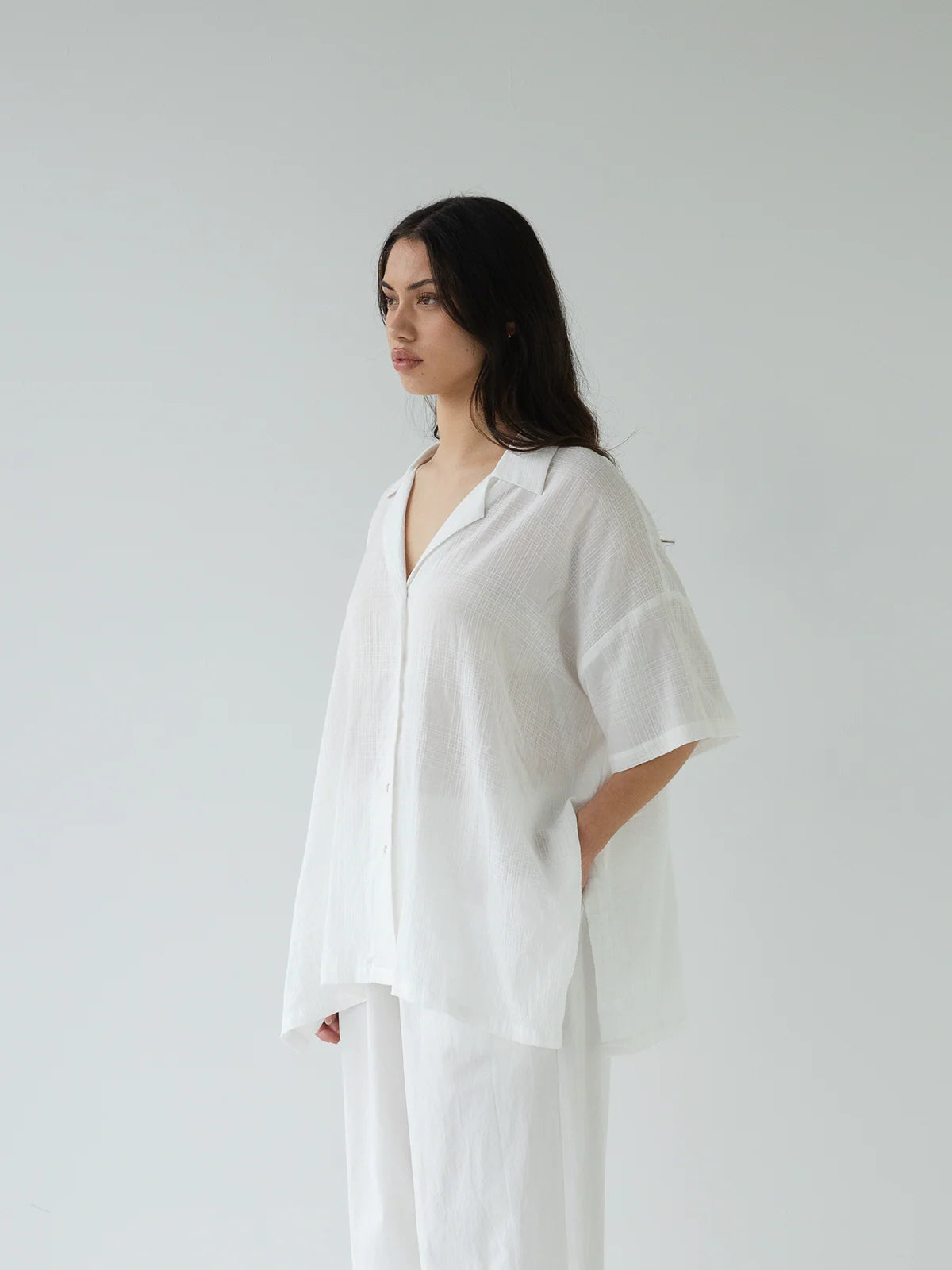 Sophie Short Sleeve Shirt - Chalk Check