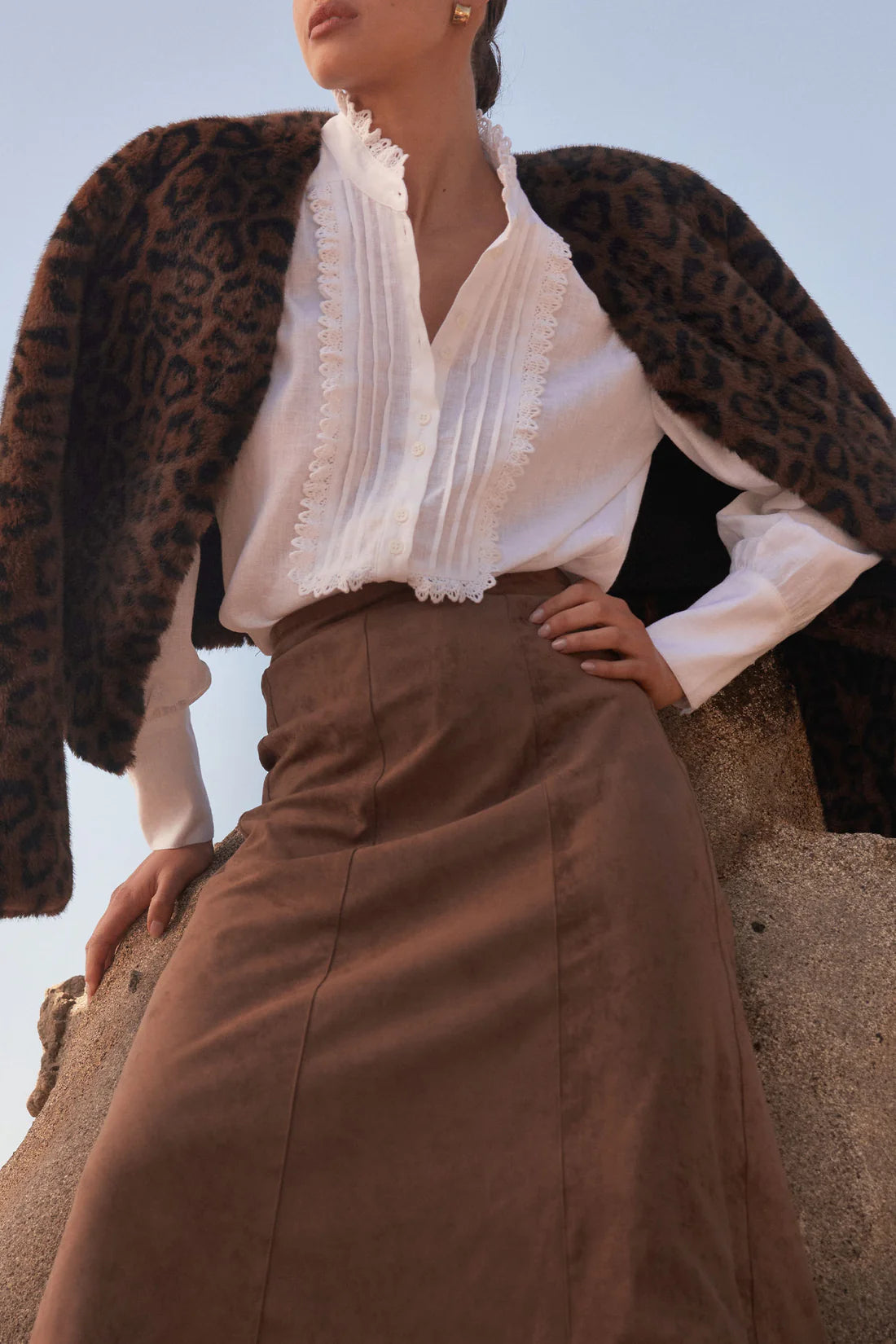 Zoe Kratzmann Stellar Skirt - Mocha