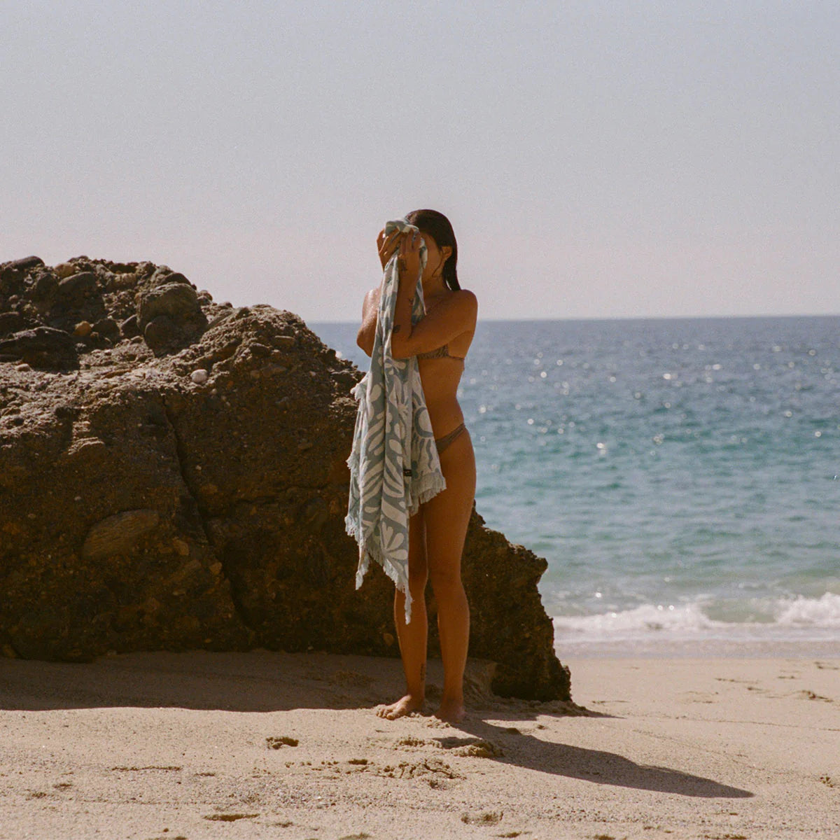 Slowtide Turkish Towel - Sunny Sky Blue