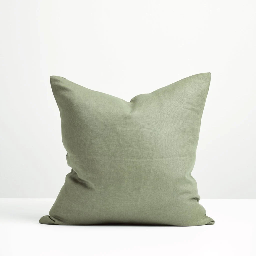 Thread Design Sage Linen Cushion - 50cm x 50cm
