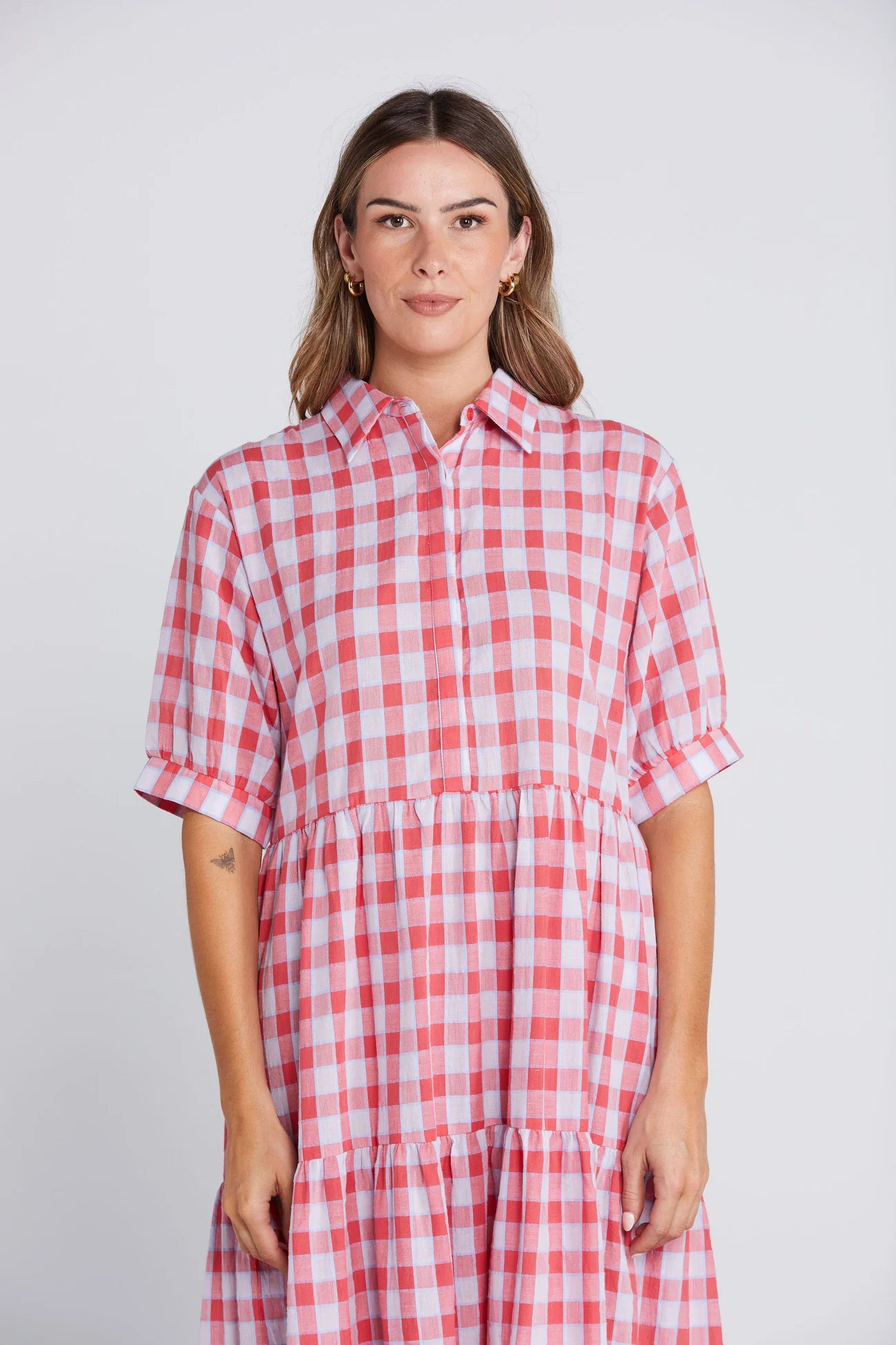 Thing Thing Luna Dress - Check Mate