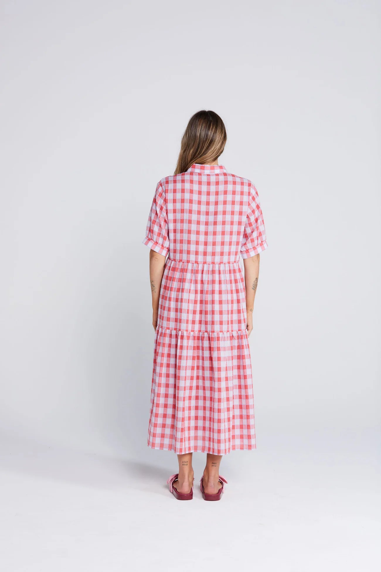 Thing Thing Luna Dress - Check Mate