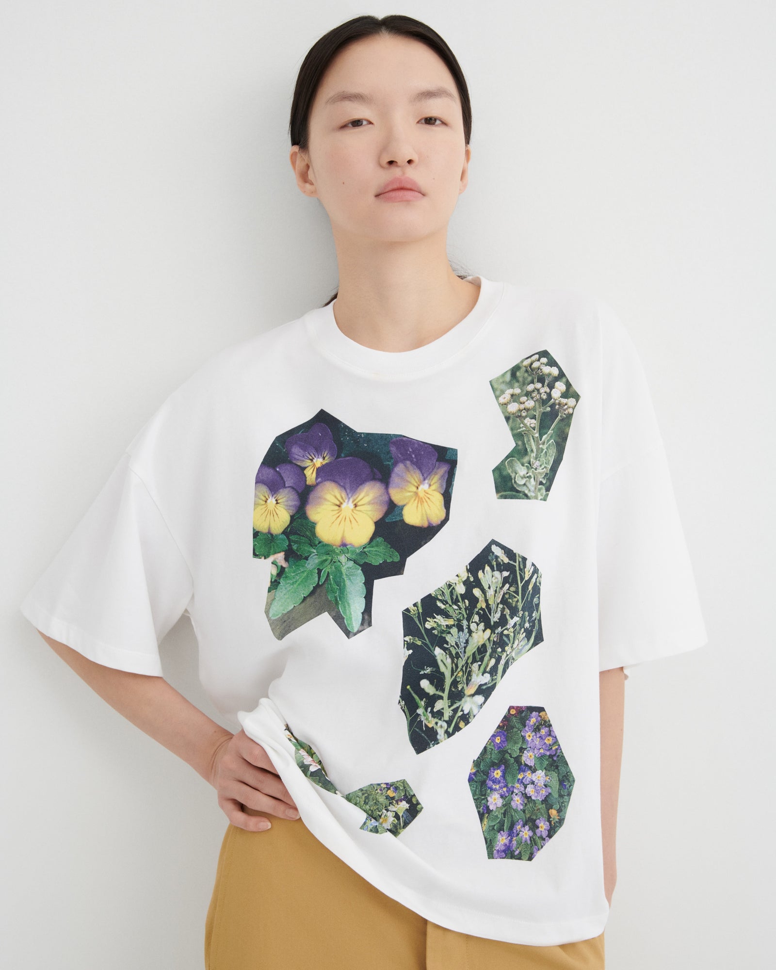Kowtow Decoupage Tee - White