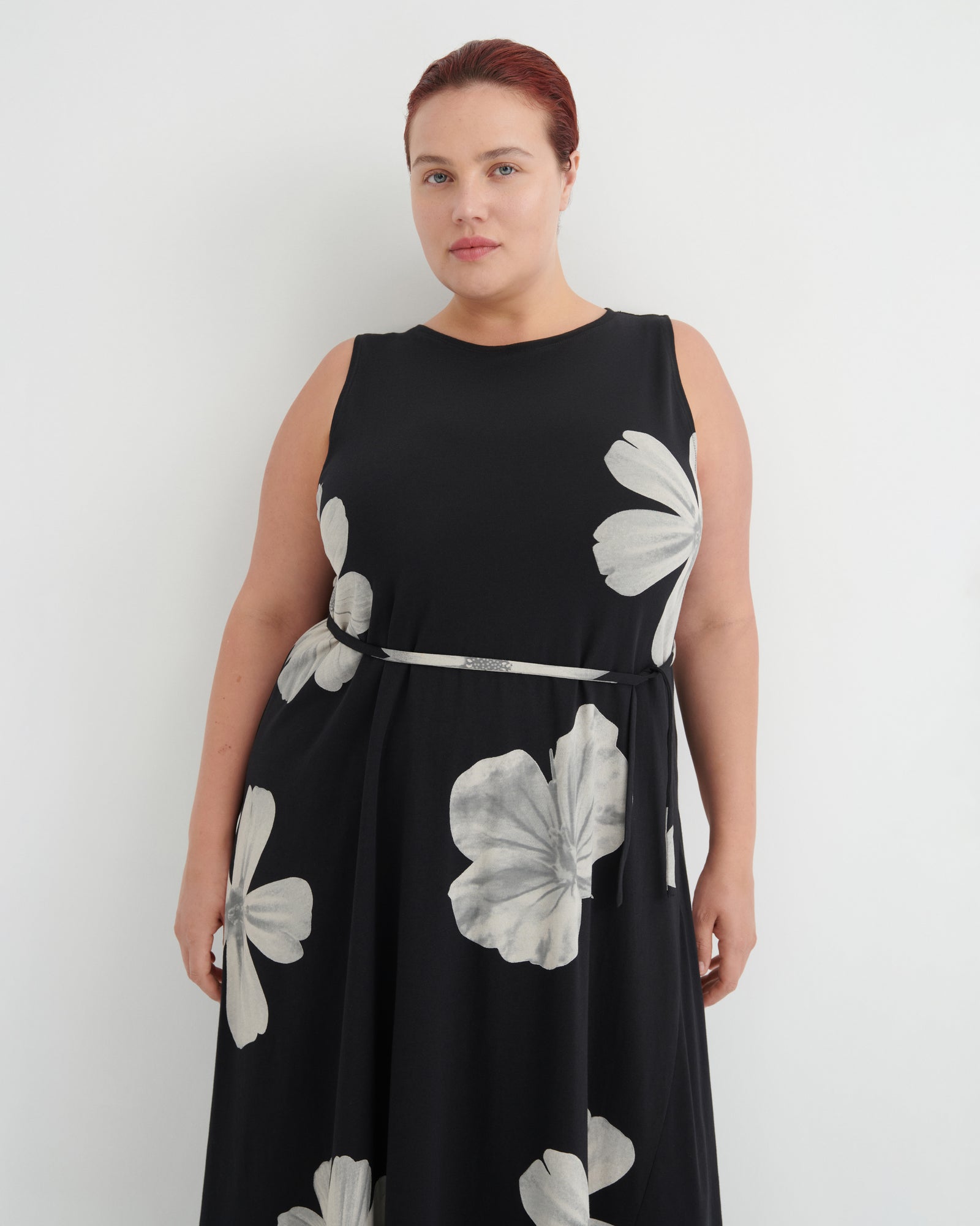 Kowtow Tank Swing Dress - Monochrome Floral
