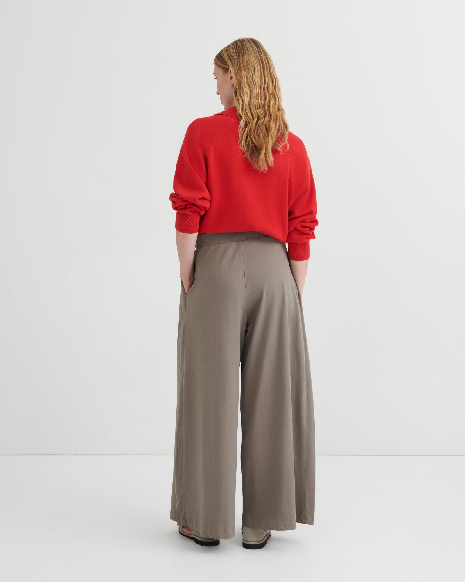 Kowtow Drape Pant - Flint