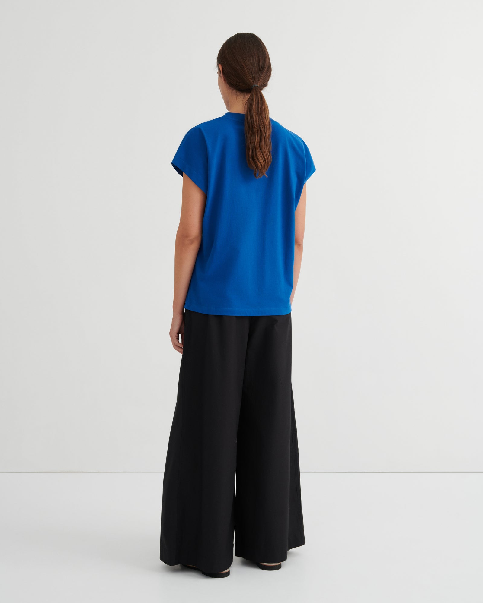 Kowtow Geometry Tee - Blue Orchid