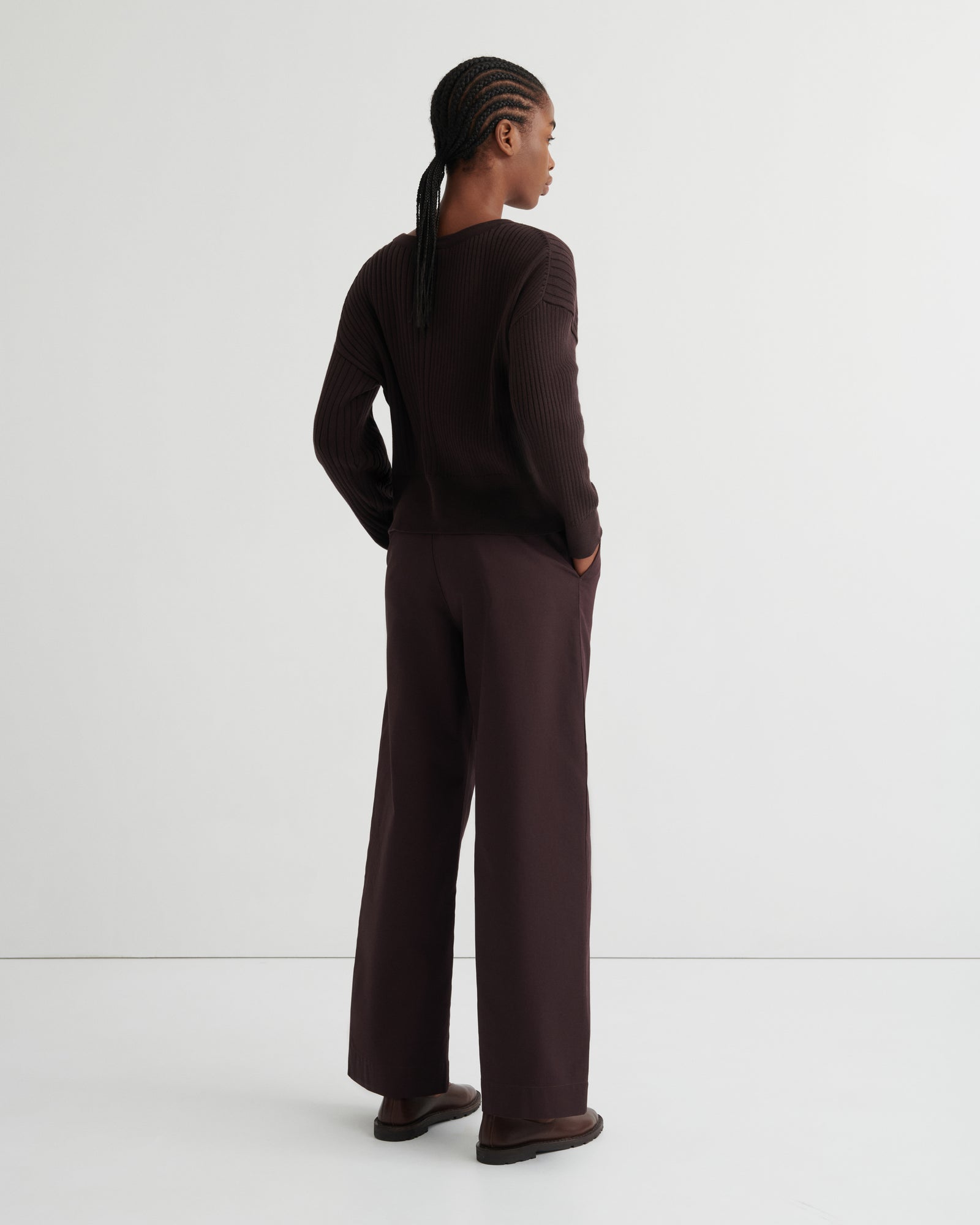 Kowtow Field Cardigan - Sable