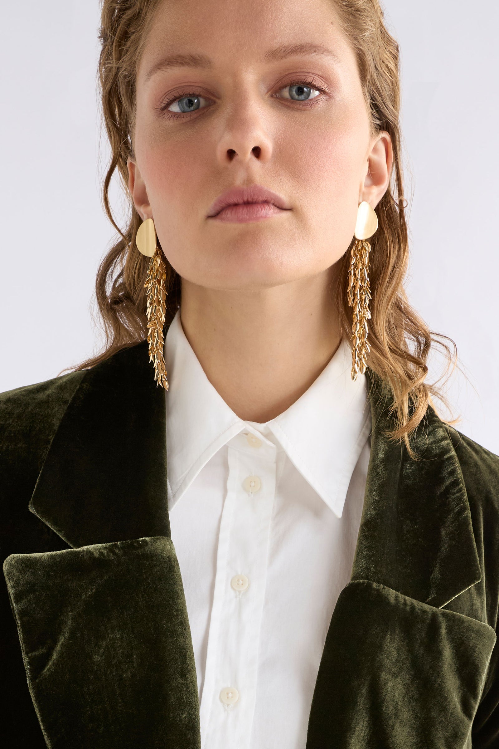 Elk Taalmo Drop Earrings - Gold