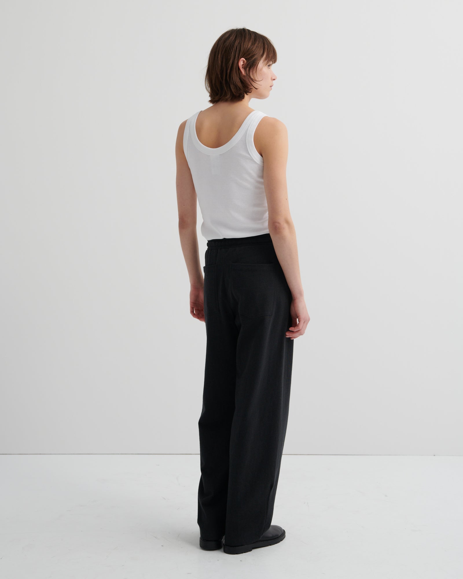 Kowtow Intent Trackpant - Charcoal Marle