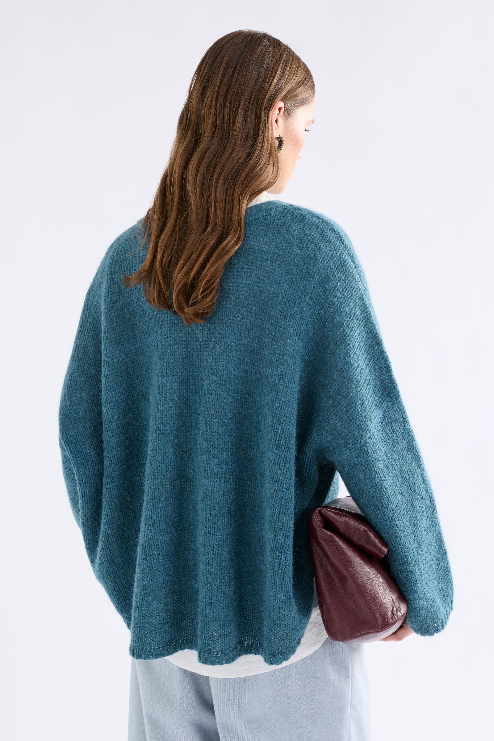 Elk Agna Sweater -Stone Blue