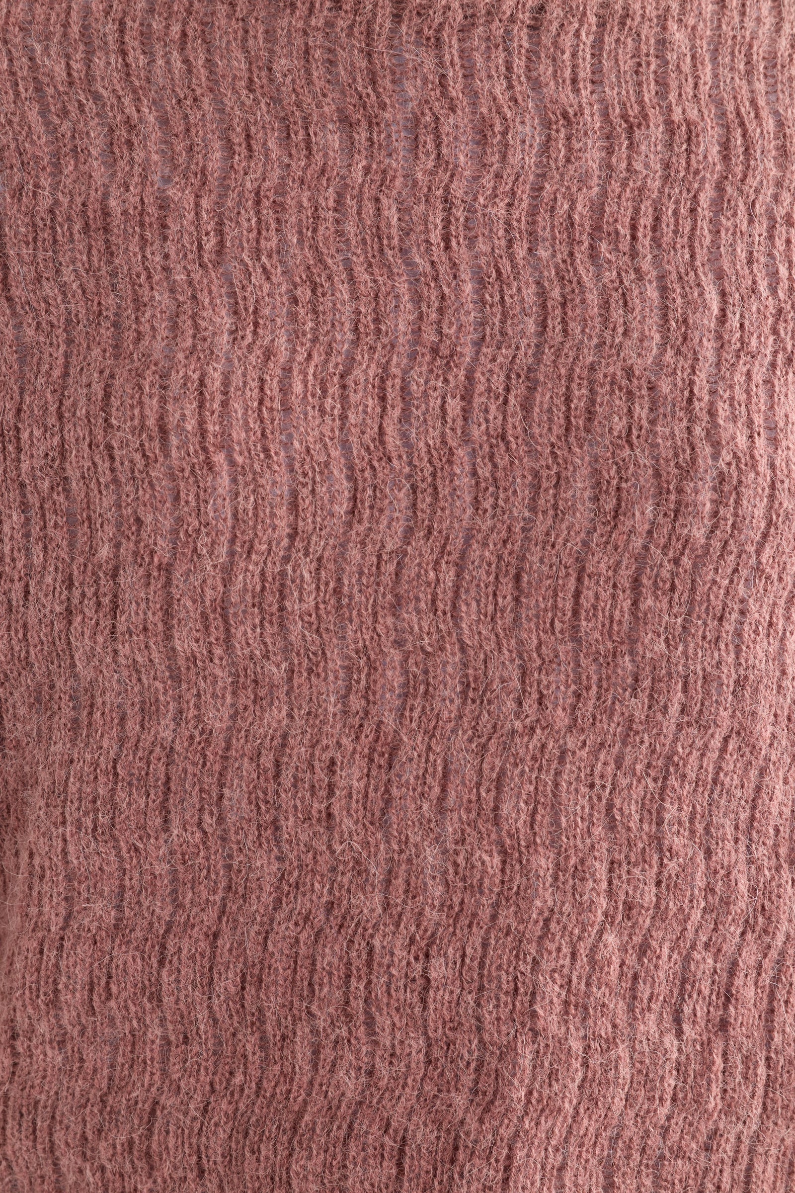 Elk Agna Pattern Sweater - Rosewood