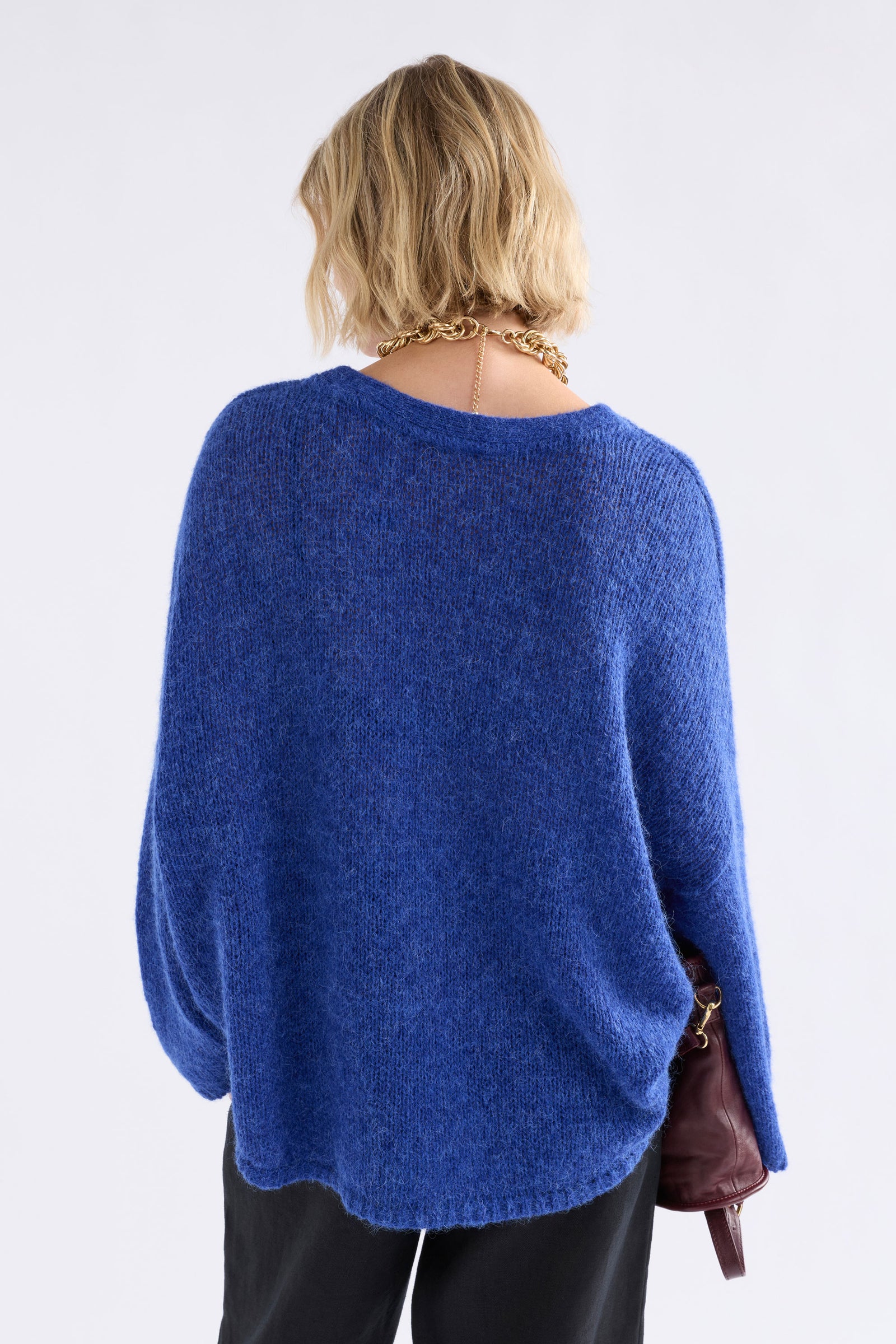 Elk Agna Sweater - Deep Cobalt