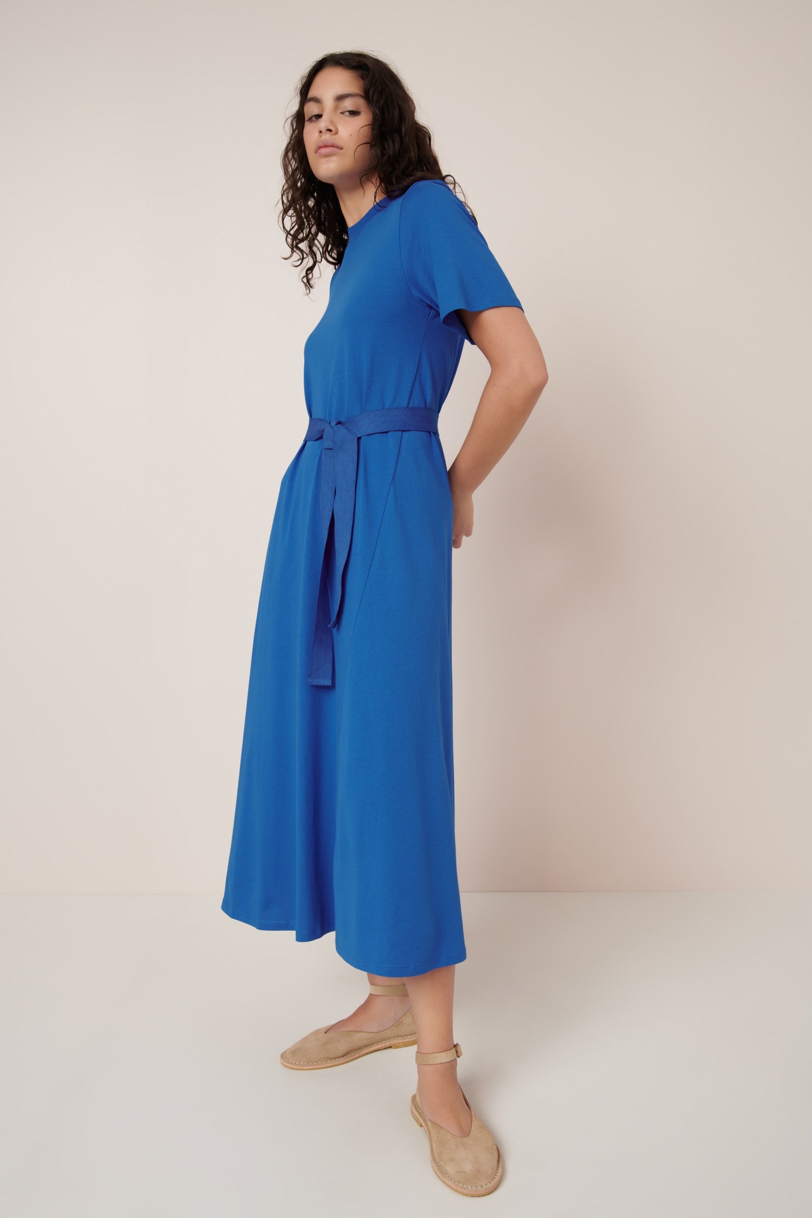 Kowtow T-Shirt Swing Dress - Azure