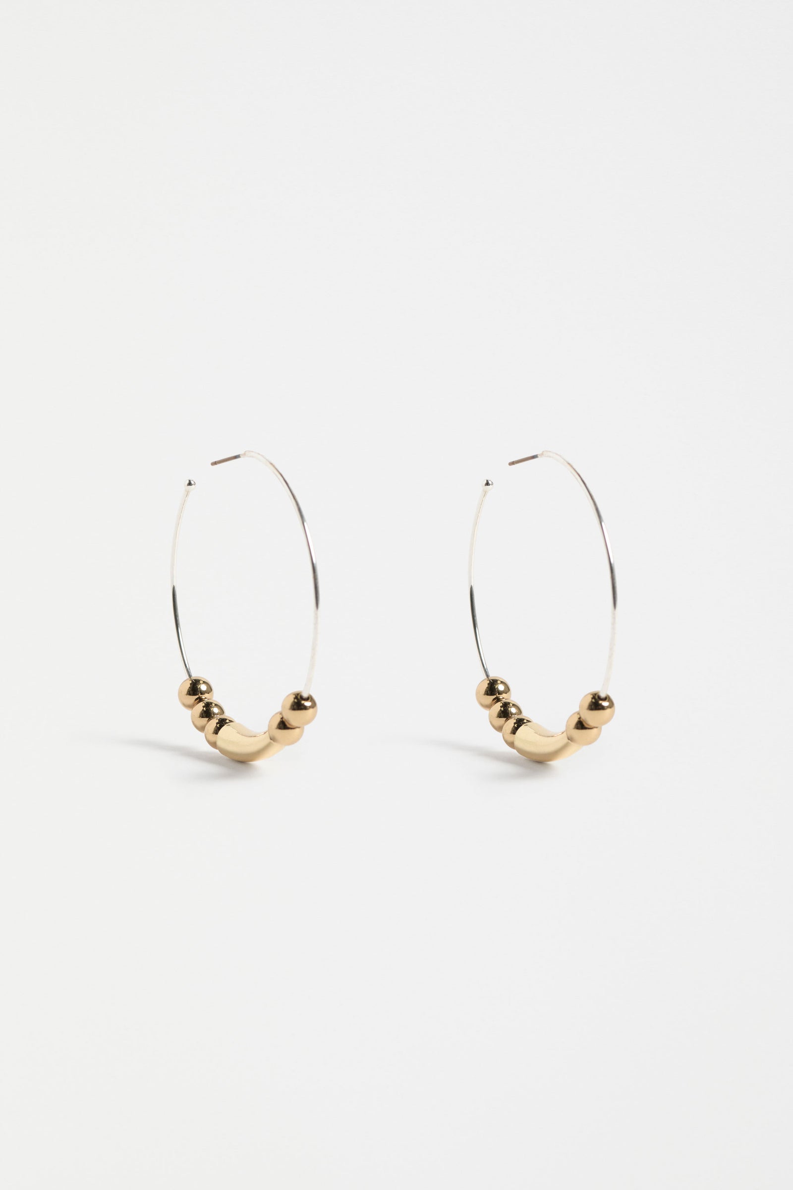 Elk Enna Large Hoop Earring - Silver
