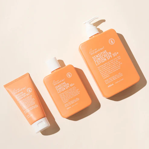 We Are Feel Good Sensitive Sunscreen SPF50+ 400ml Pump