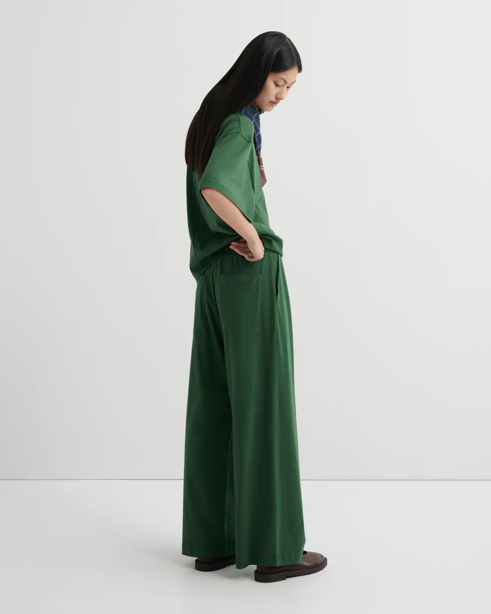 Kowtow Wide Leg Pant - Forest