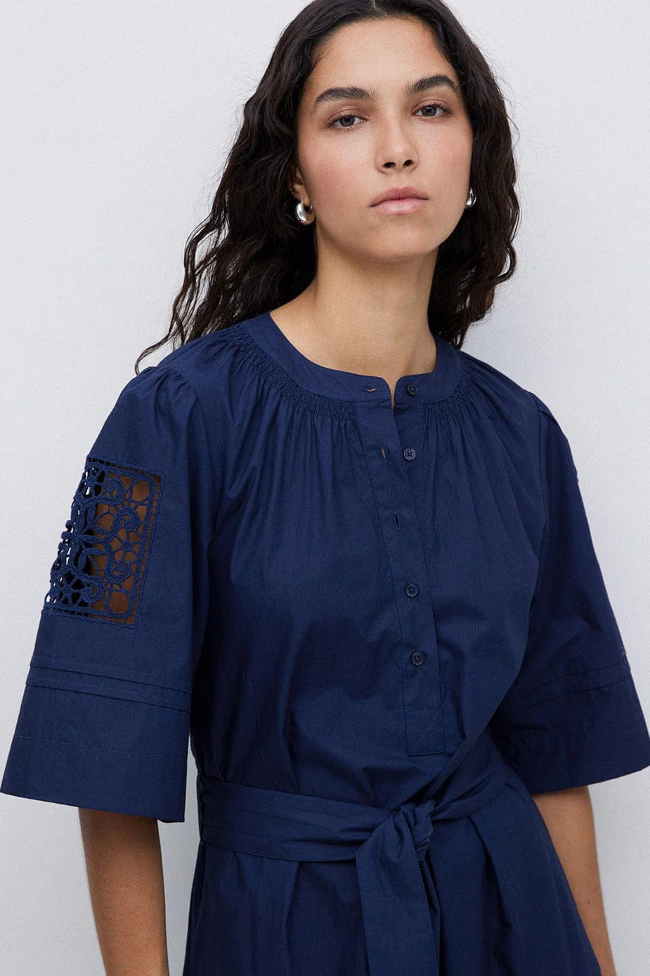 Yerse Hanoi Dress - Navy