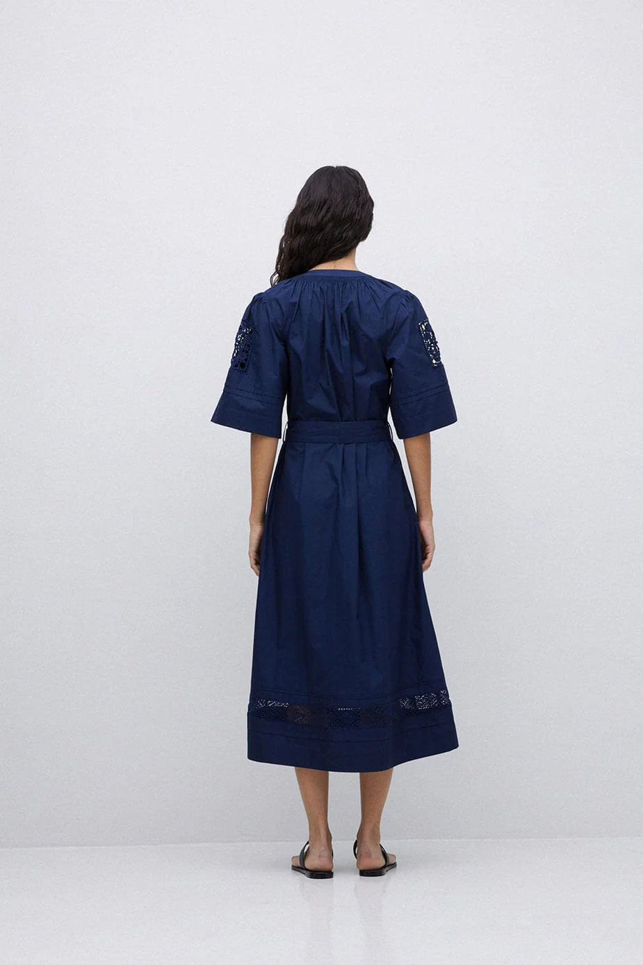 Yerse Hanoi Dress - Navy
