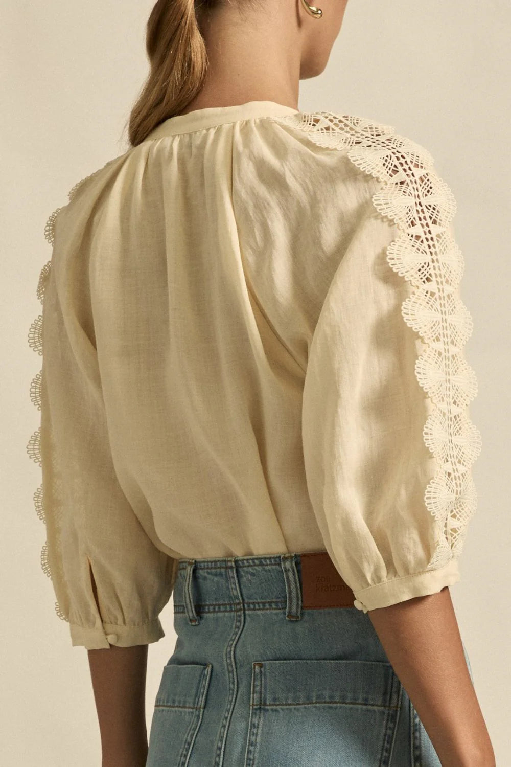 Zoe Kratzmann Bouquet Top - Porcelain