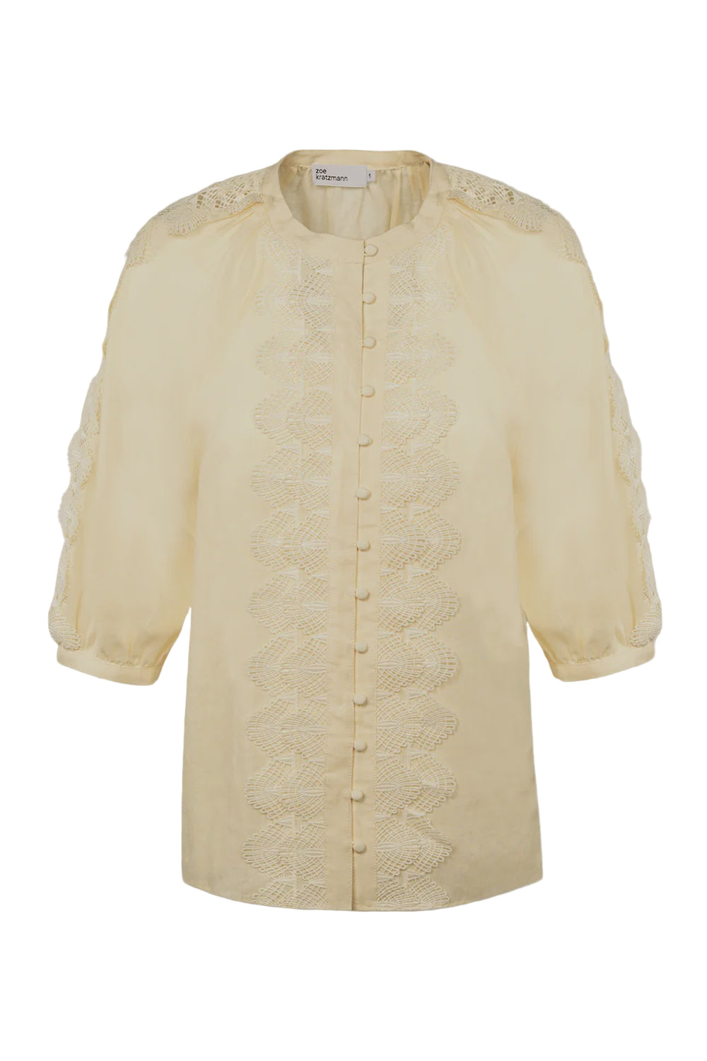 Zoe Kratzmann Bouquet Top - Porcelain