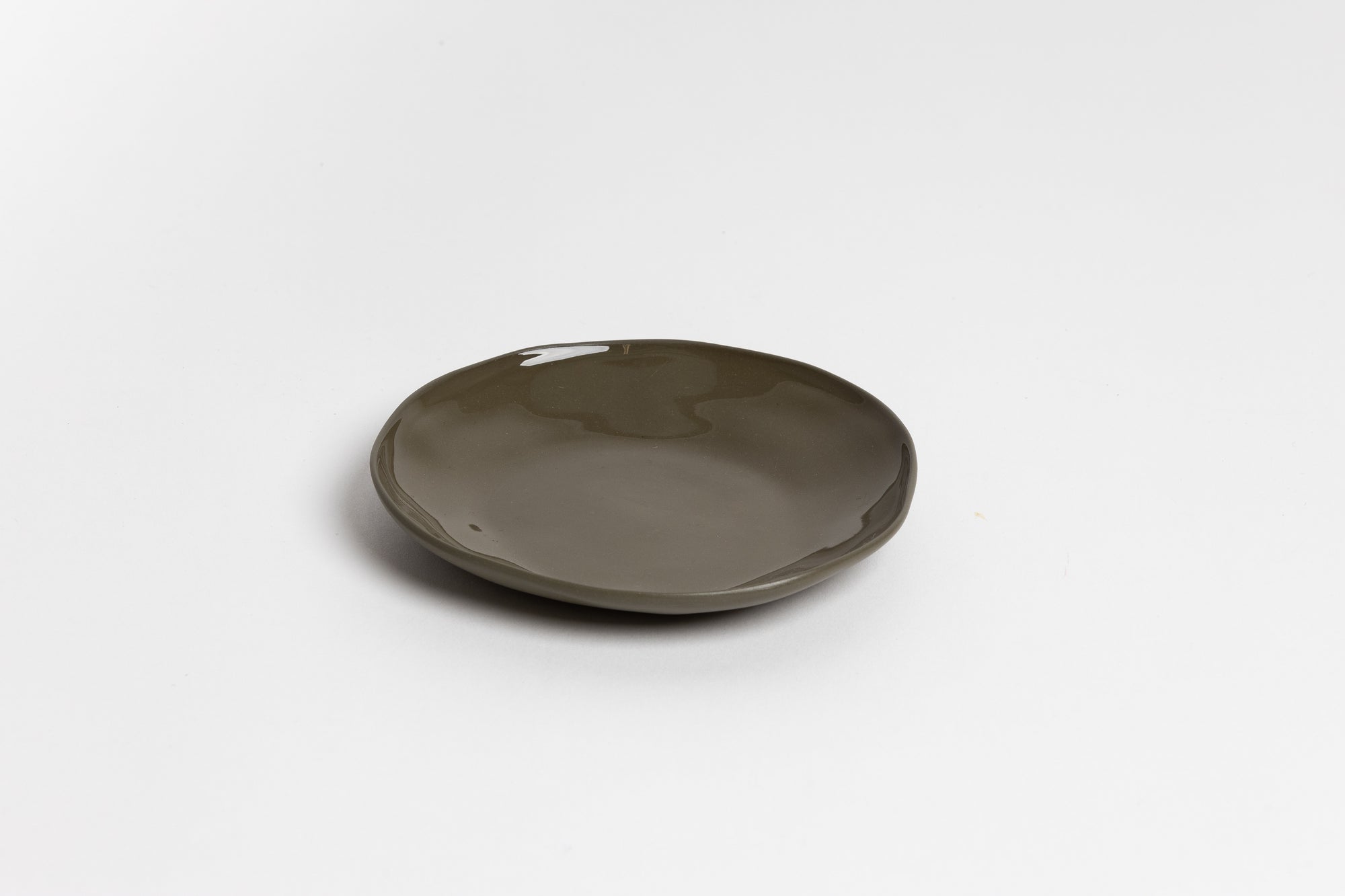 Ned Haan Round Dish 13cm - Olive Green