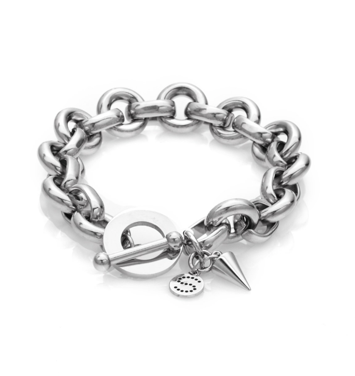 Silk and Steel Heirloom Bracelet - Silver