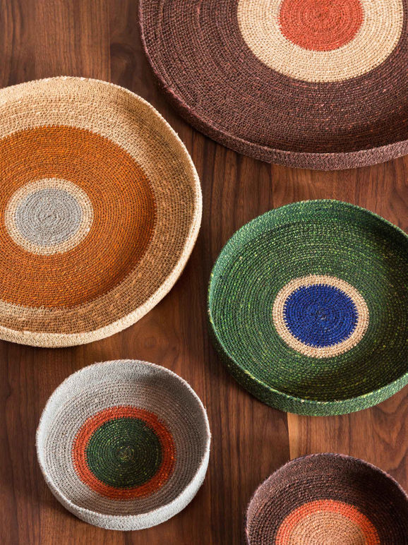 Citta Pinto Basket 28cm - Spirulina / Cobalt