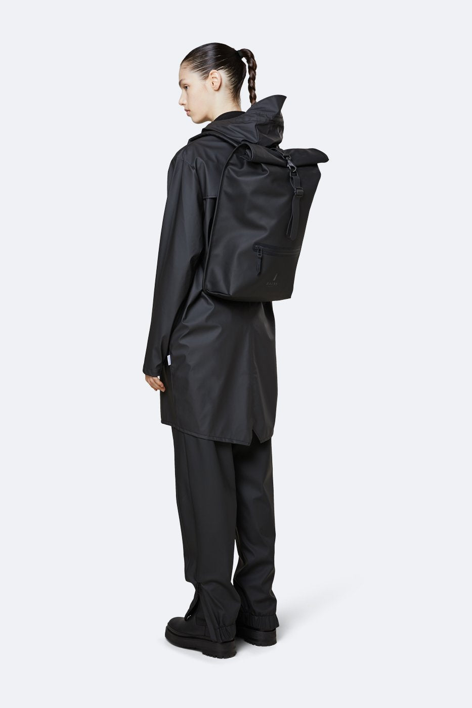 Rains Rolltop Rucksack 13320 - Black