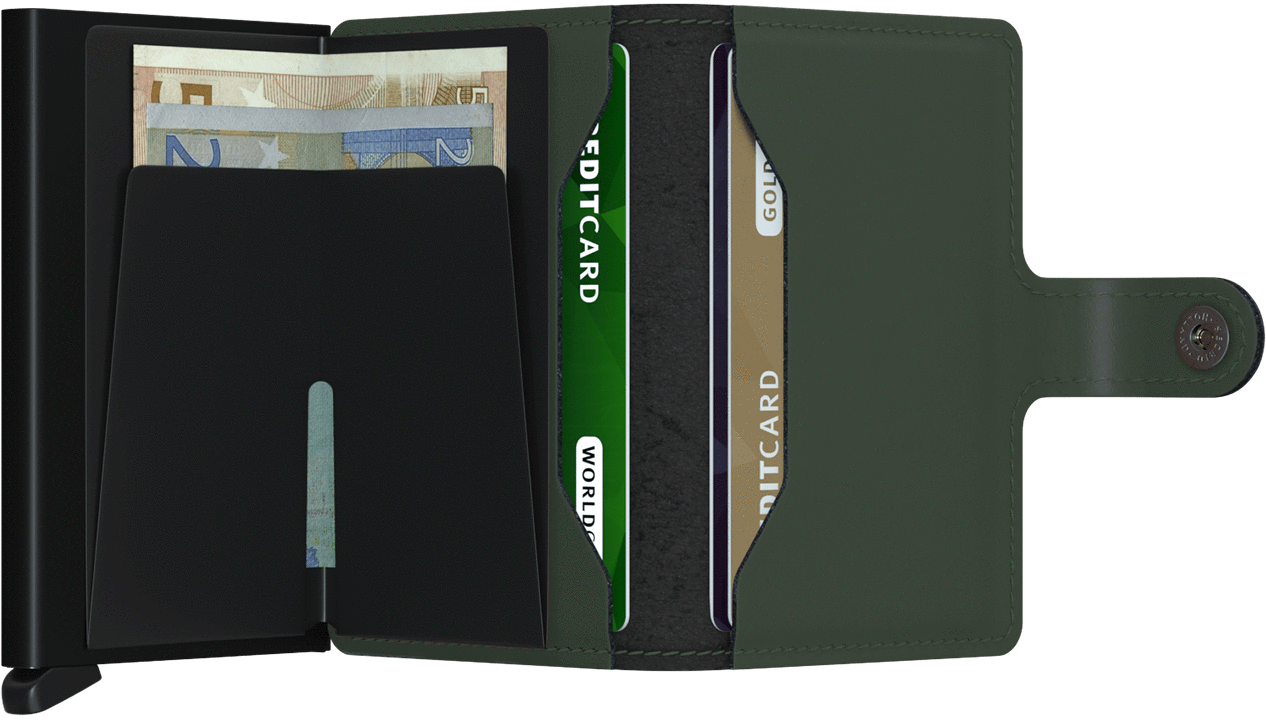 Secrid Miniwallet - Matte Green Black