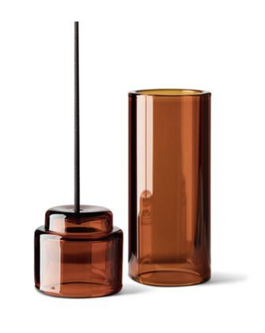 Studio Milligram Glass Incense Flue - Amber