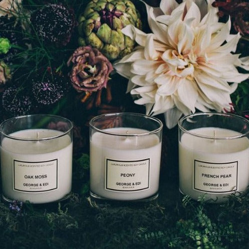 george & edi standard perfumed candle