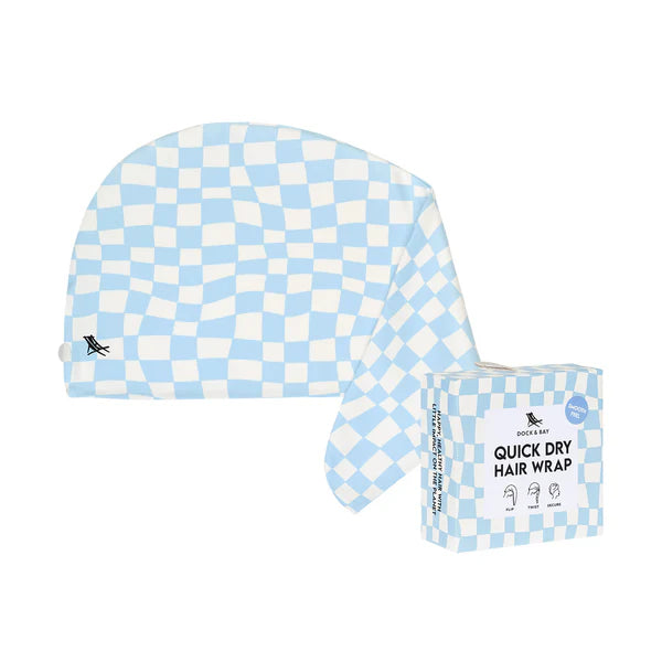 Dock & Bay Hair Wrap -Surf Check