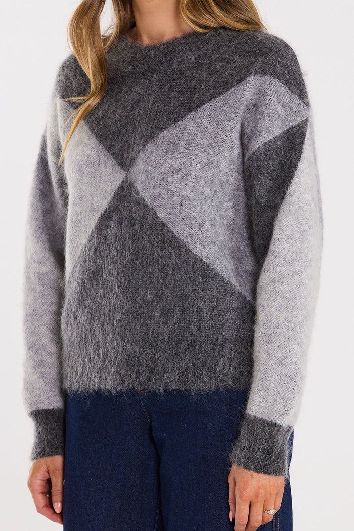 Thing Thing Astrid Jumper - Greyscale