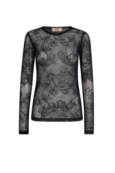 Mos Mosh Loretta Velvet Leafy Top