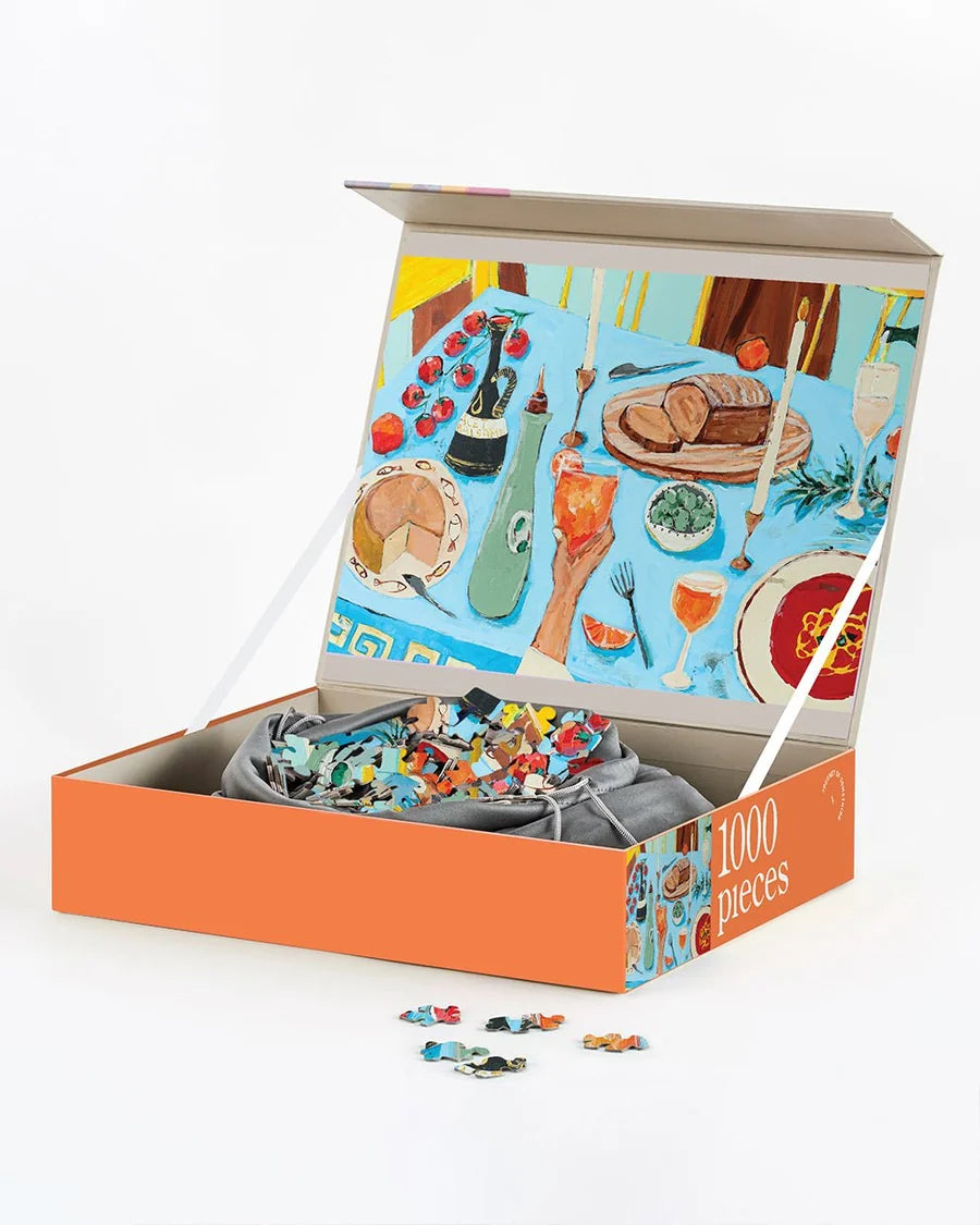 Feast On the Sunlit Terrace Puzzle - 1000pc