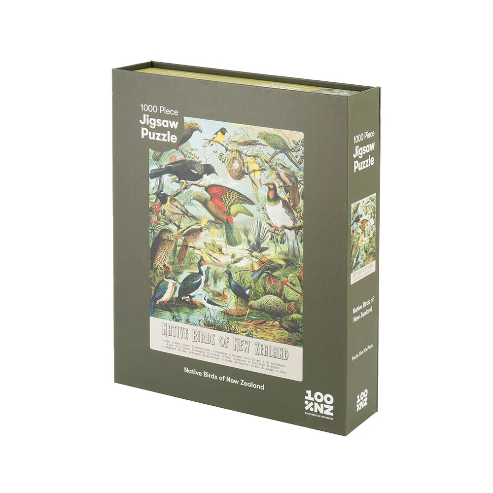 100% NZ Native Birds of New Zealand Puzzle - 1000pc
