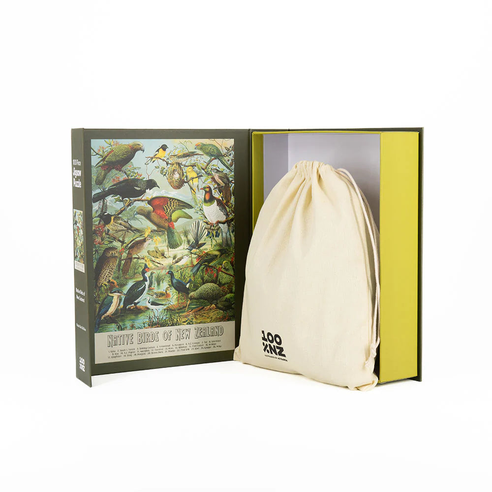 100% NZ Native Birds of New Zealand Puzzle - 1000pc